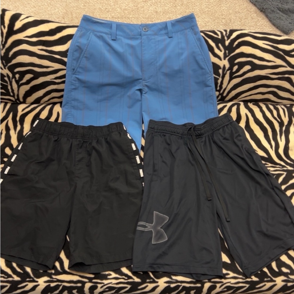 Men’s Under Armour & Puma Shorts - size small